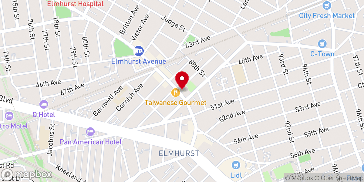 Map showing location of St James Parish House