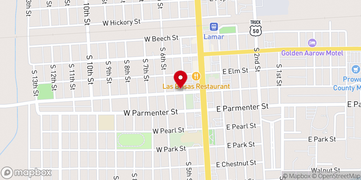 Map showing location of High Plains Fellowship