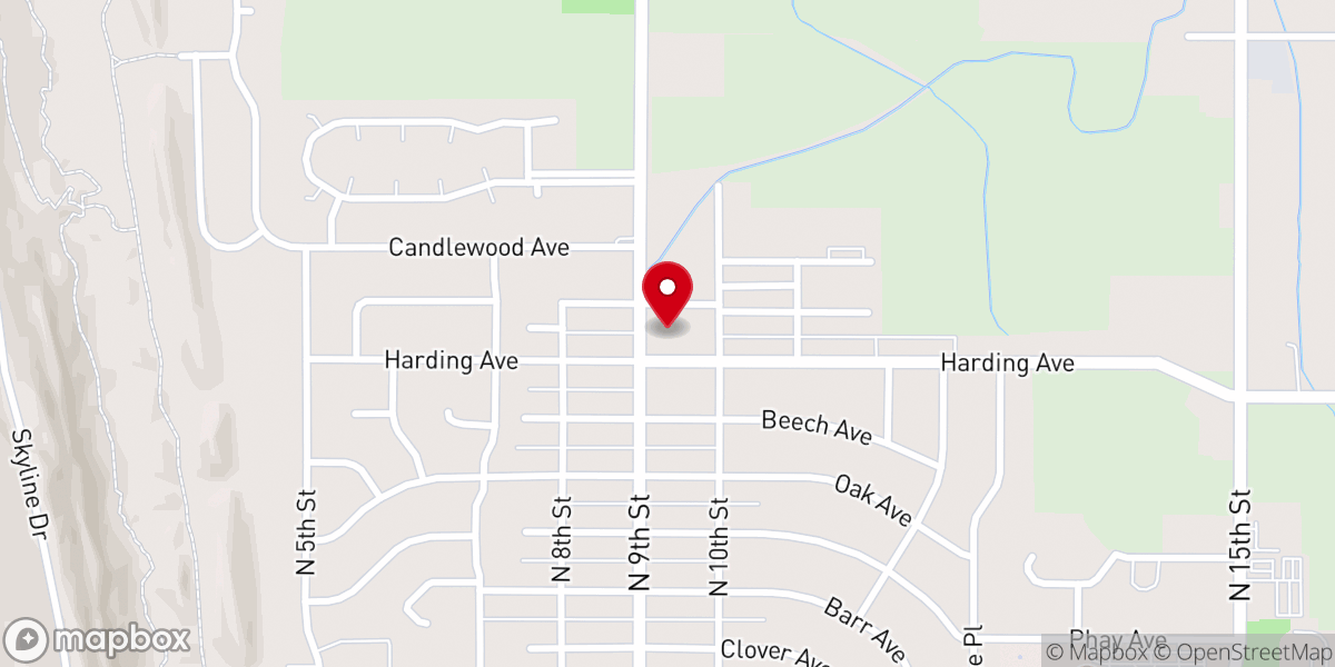Map showing location of Canon Lodge Care Center