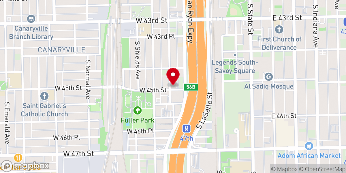 Map showing location of Pleasant Valley Missionary Baptist Church