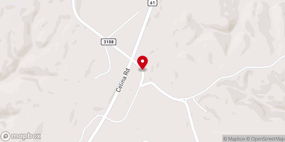 Map showing location of Spears Chapel