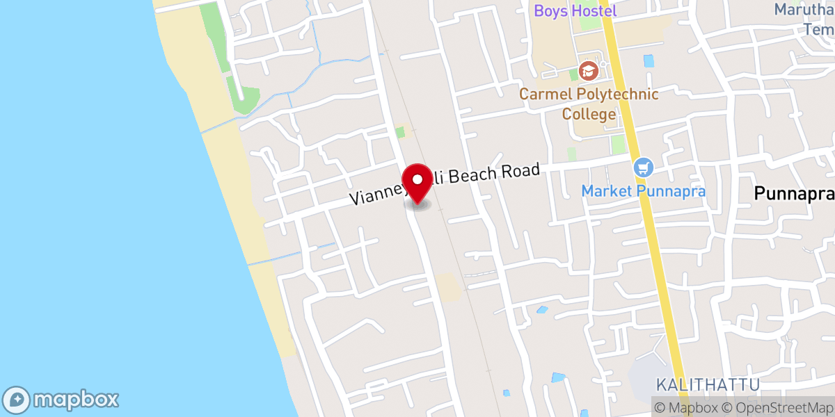 Map showing location of St. John Maria Vianney Roman Catholic Church