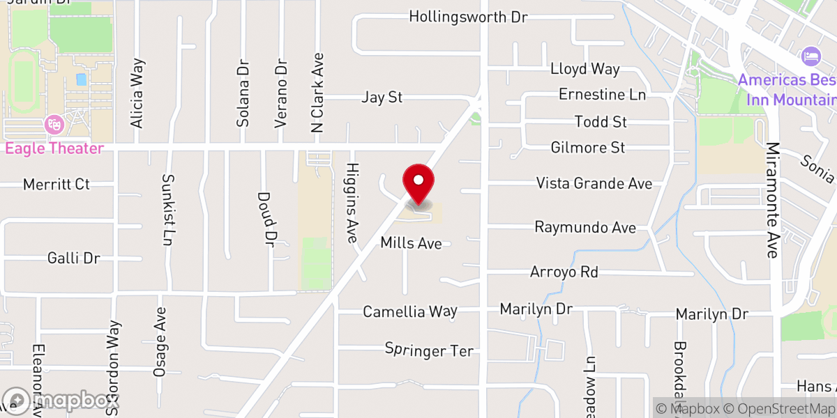 Map showing location of Saint Paul's Anglican Church