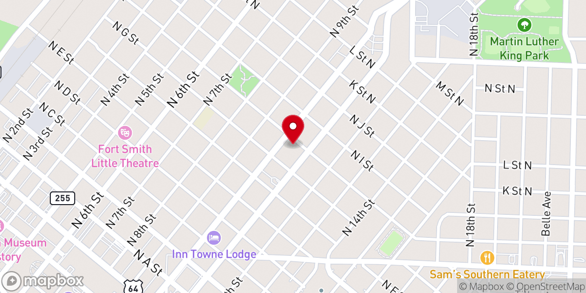 Map showing location of Iglesia de Dios Pentecostal M.I. Fogos