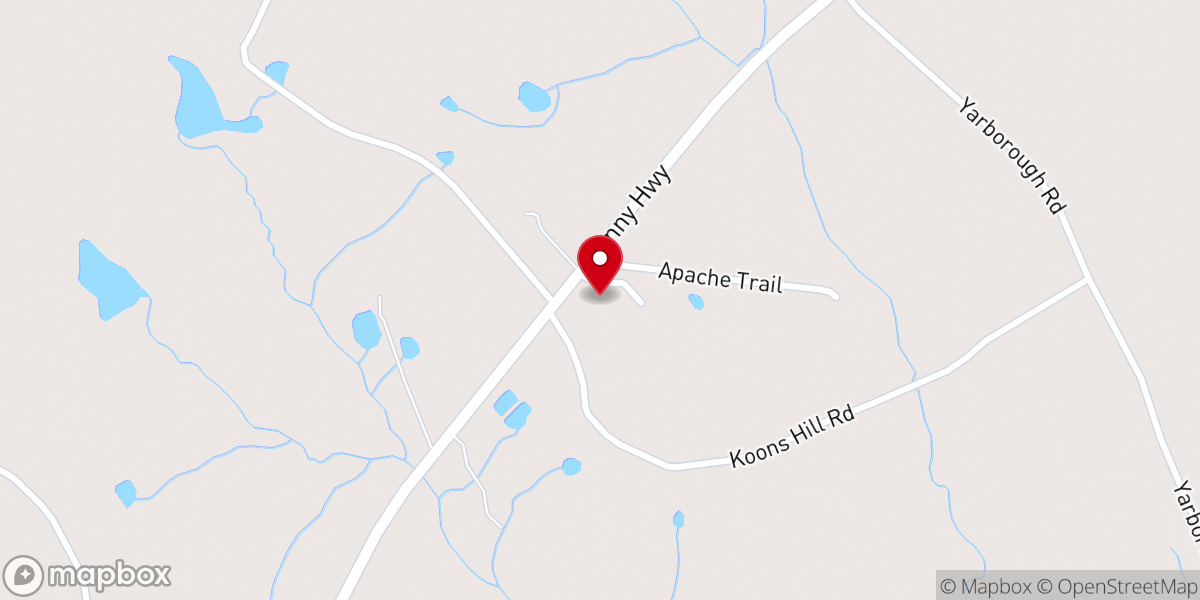 Map showing location of Holiness Tabernacle