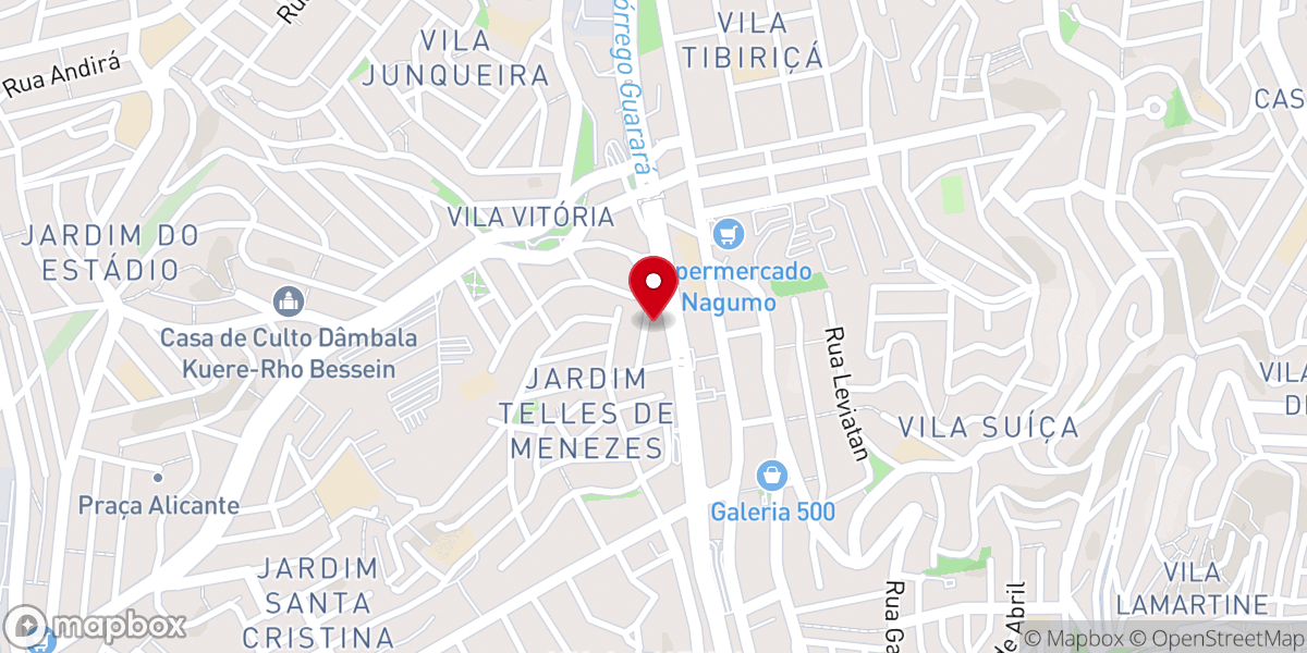 Map showing location of IBJTM - Igreja Batista no Jardim Teles de Menezes