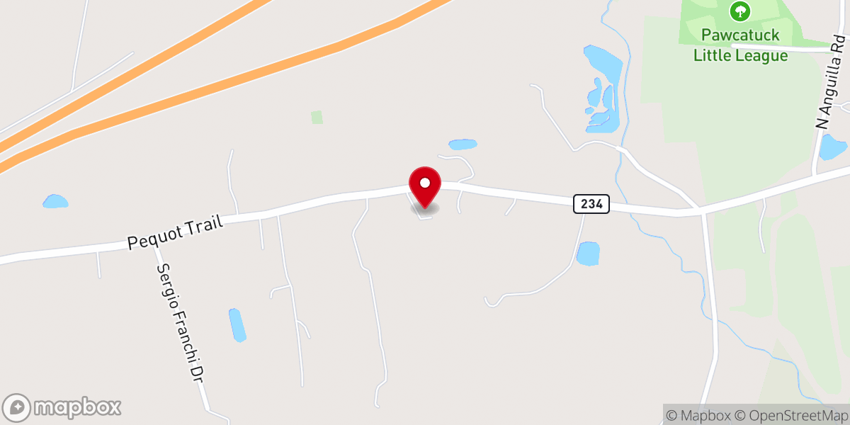 Map showing location of The Open Door Baptist Church