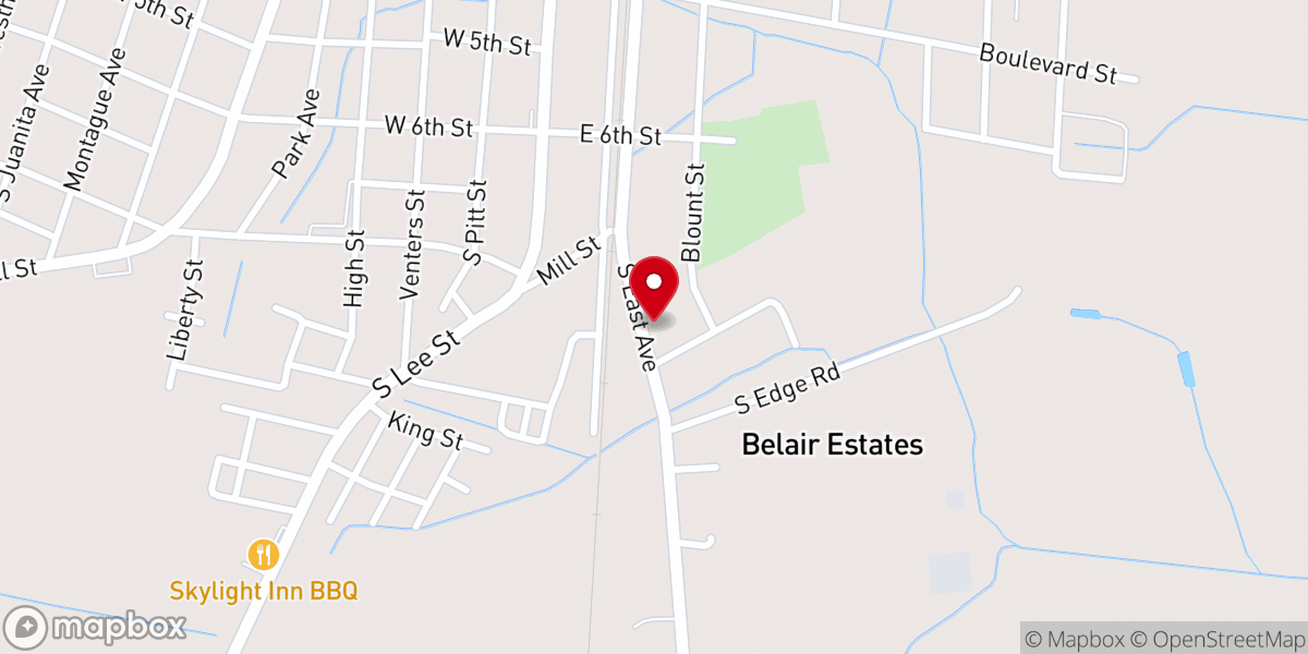 Map showing location of Divine Covenant Christian Church