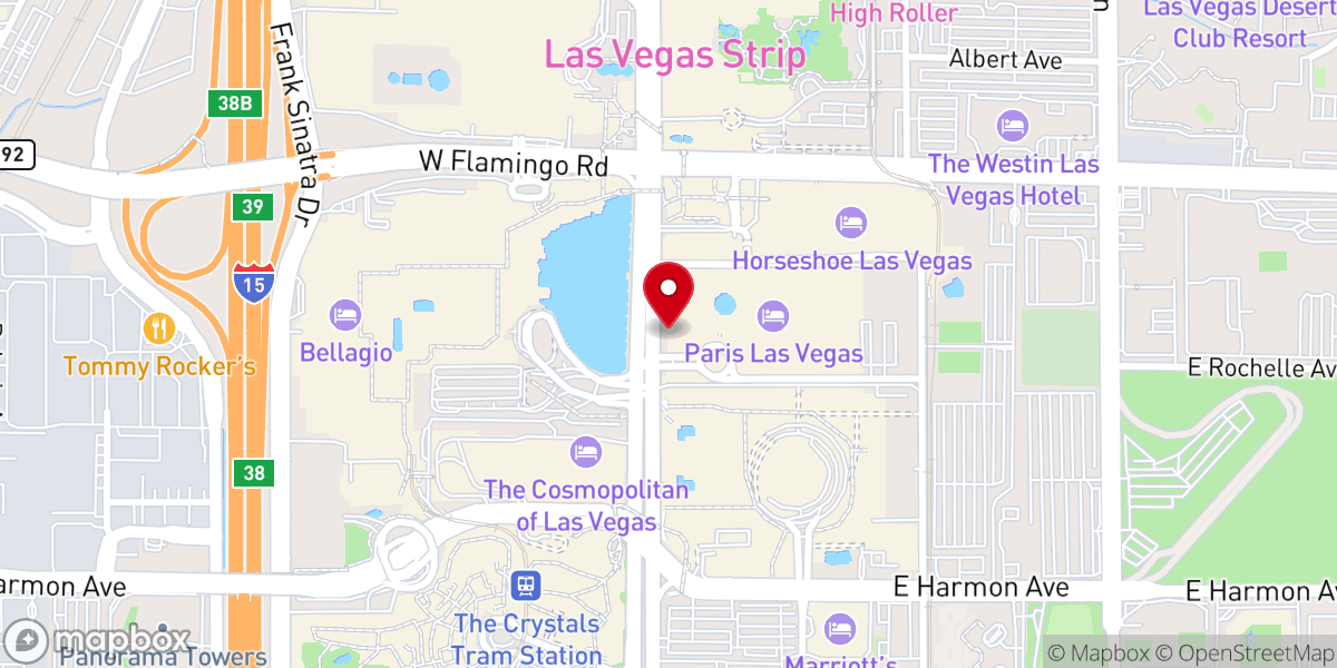 Map showing location of Alexxa's