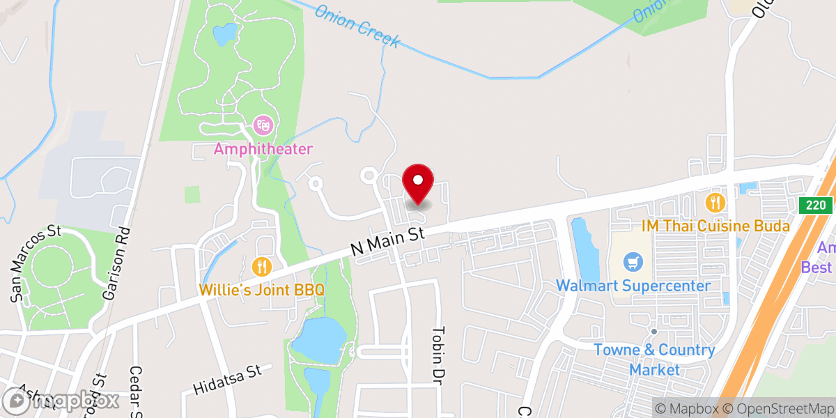 Map showing location of Santa Cruz Catholic Church