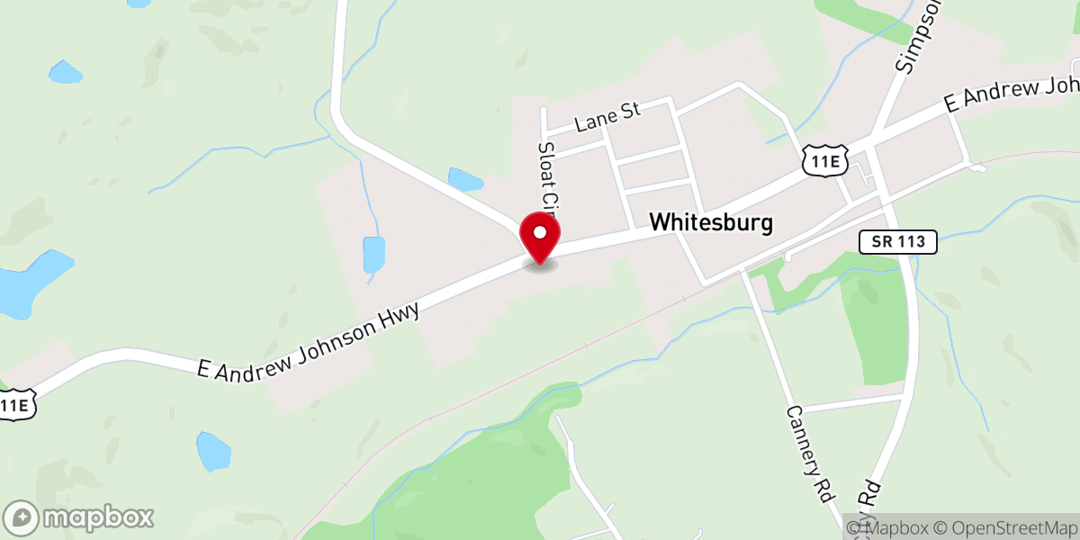 Map showing location of New Beginnings Ministry