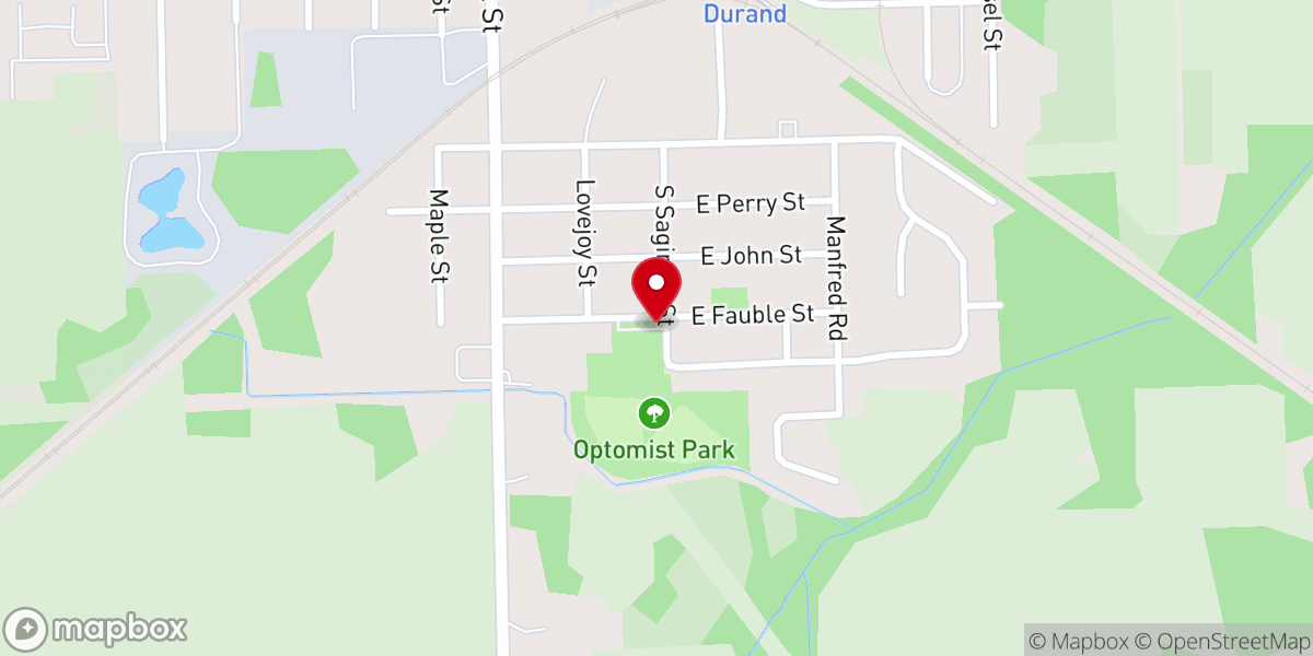 Map showing location of Optimist Park