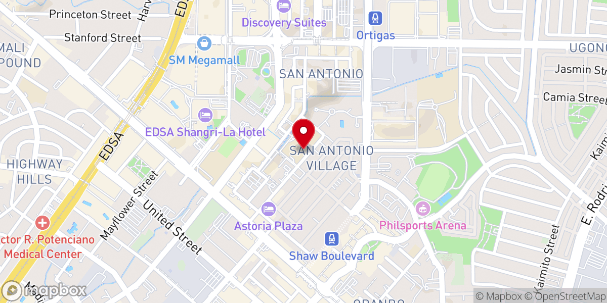 Map showing location of Sancta Maria Stella Orientis Oratory