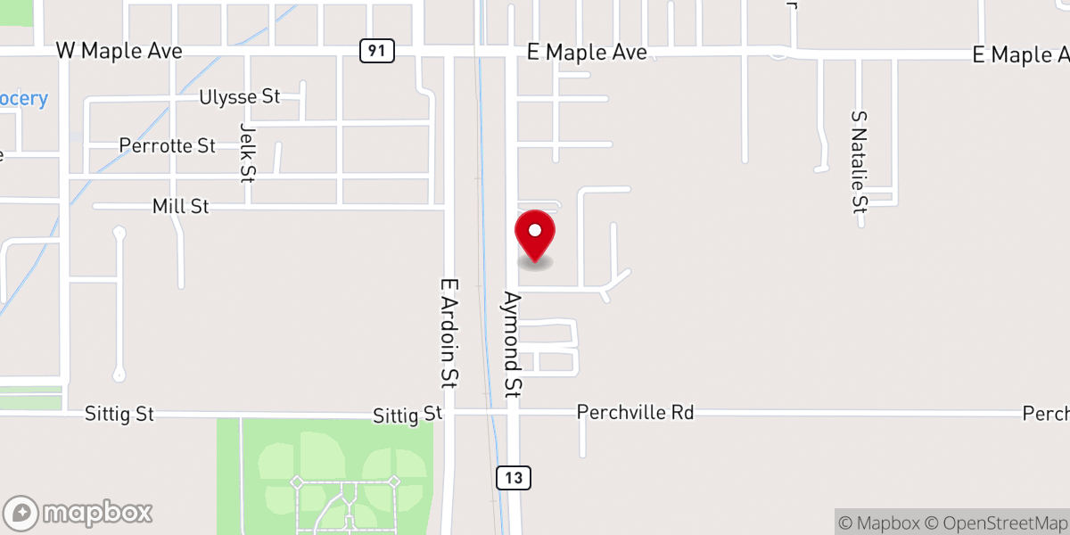 Map showing location of Eunice News