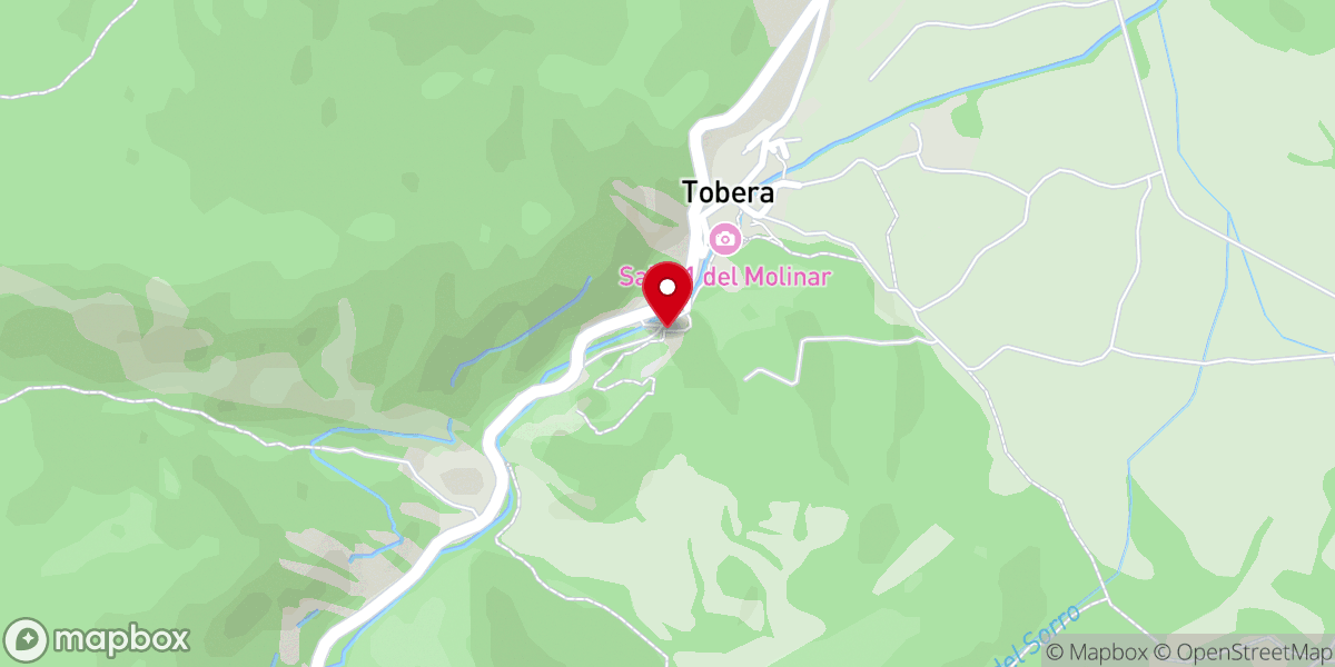 Map showing location of Ermita de Santa María de la Hoz