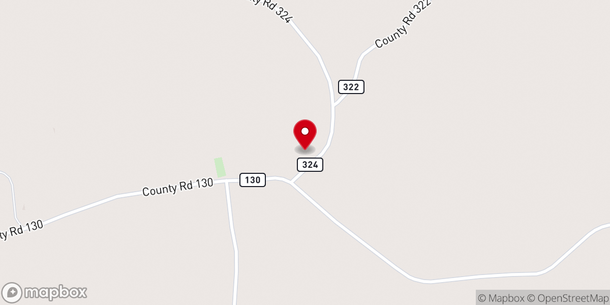 Map showing location of Sovenlovie Baptist Church
