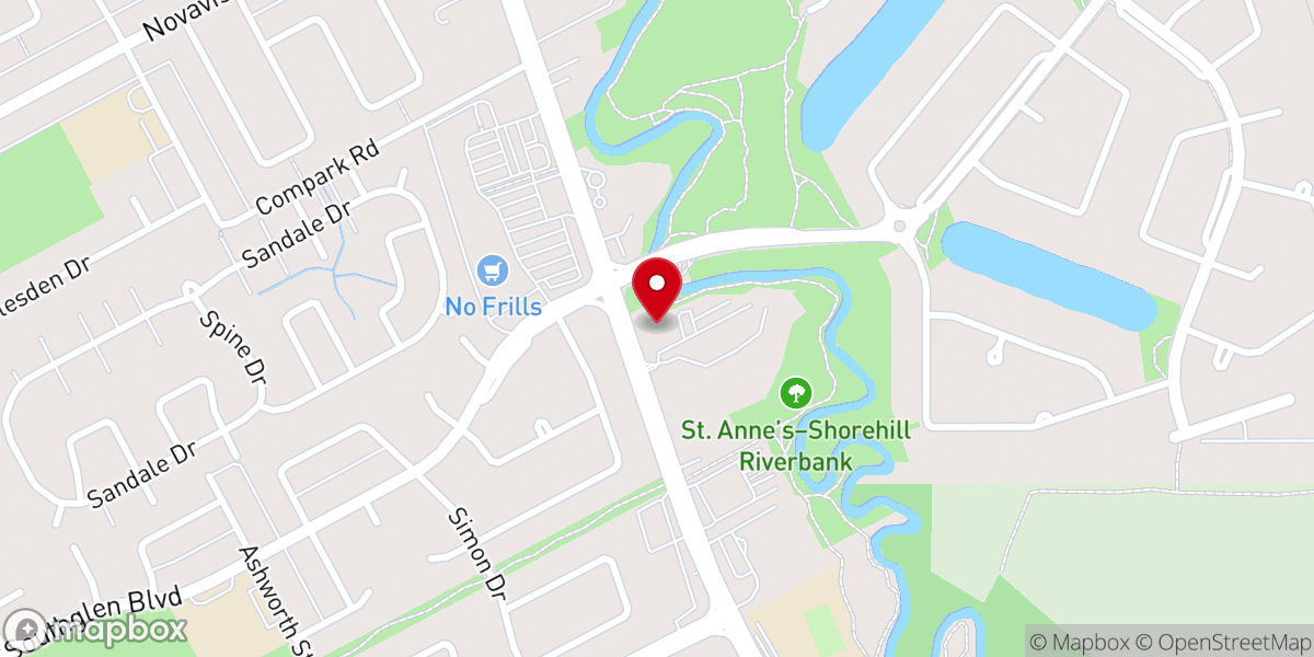 Map showing location of Morrow Gospel Church