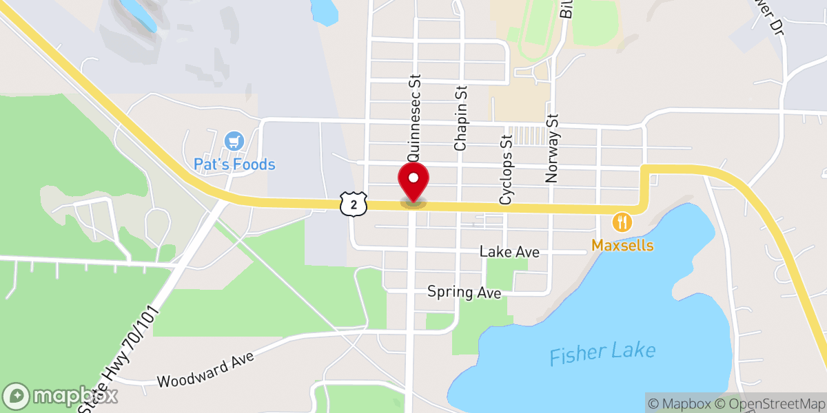Map showing location of Bethlehem Lutheran Church Pastor