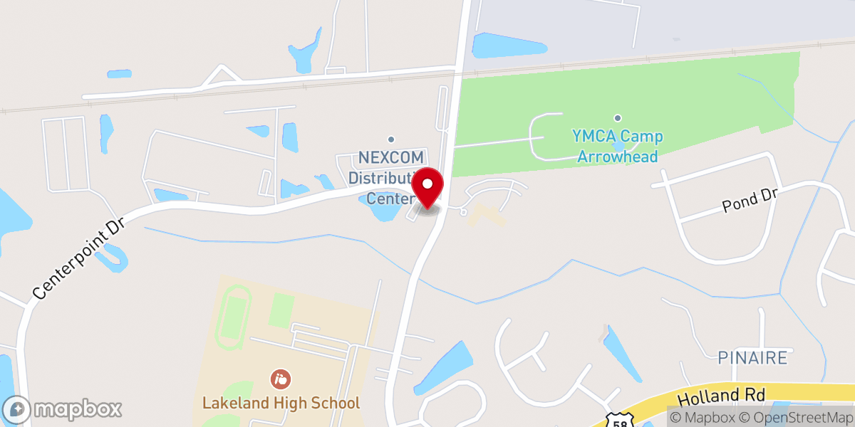Map showing location of West Suffolk Baptist Church