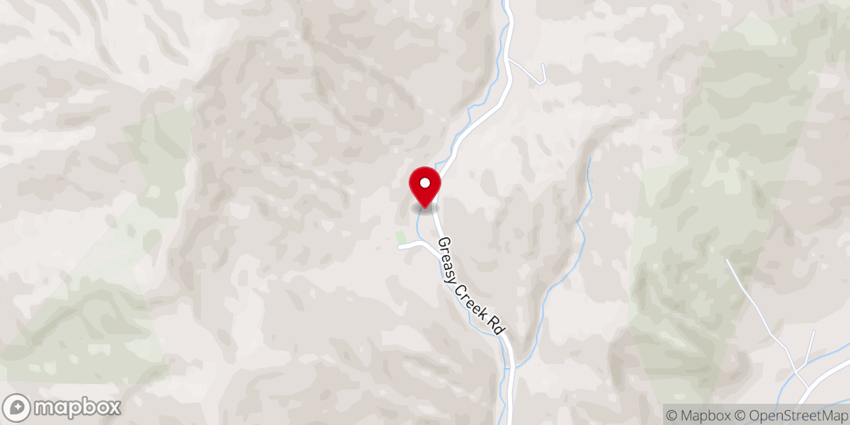 Map showing location of Roan's Chapel Free Will Baptist Church