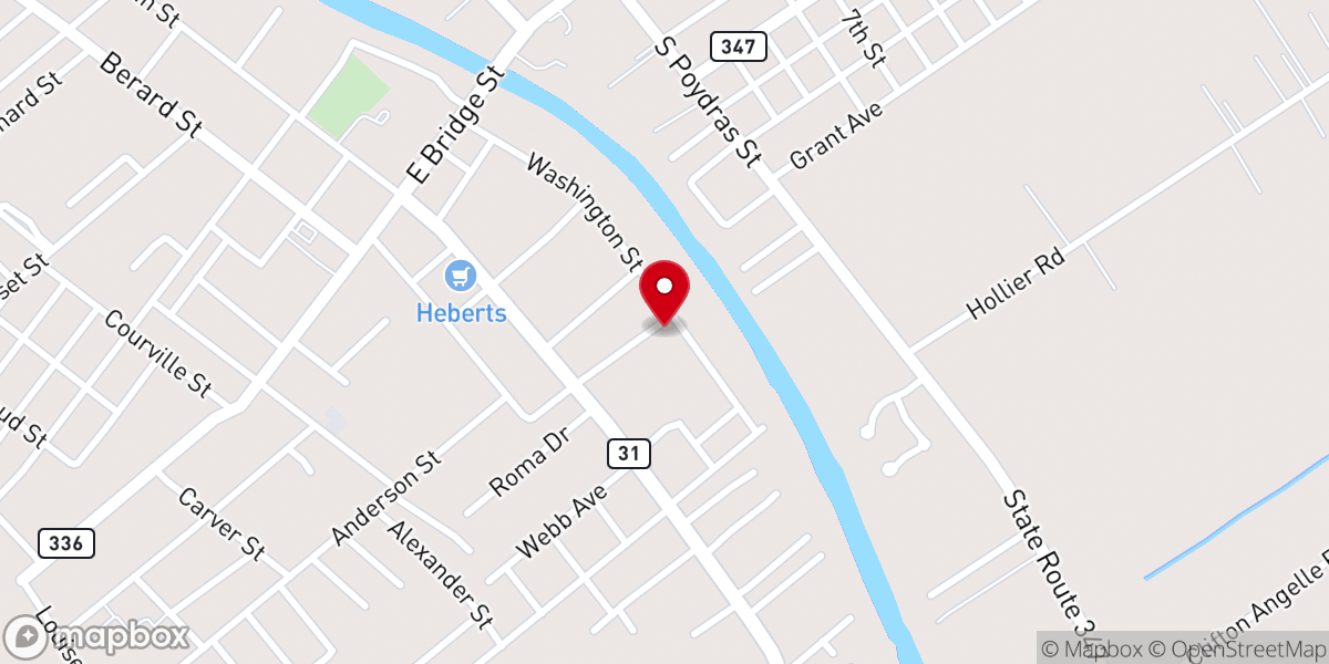Map showing location of Bethlehem Baptist Church