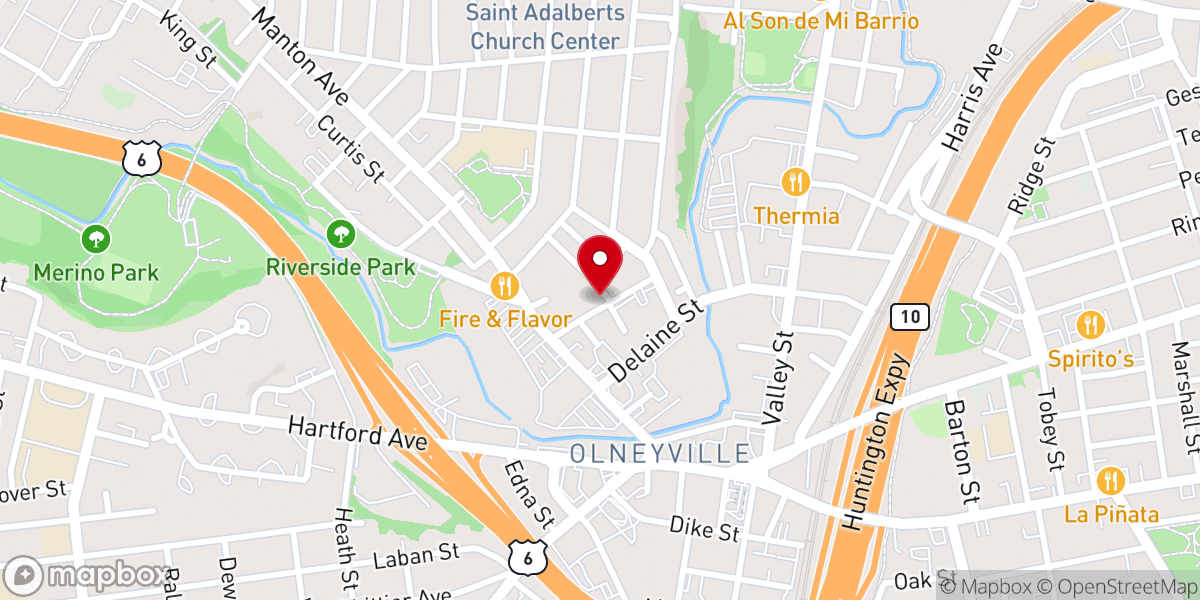 Map showing location of Mestizo Community Church