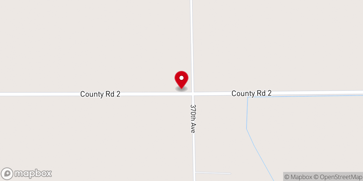 Map showing location of Bethel Lutheran Church