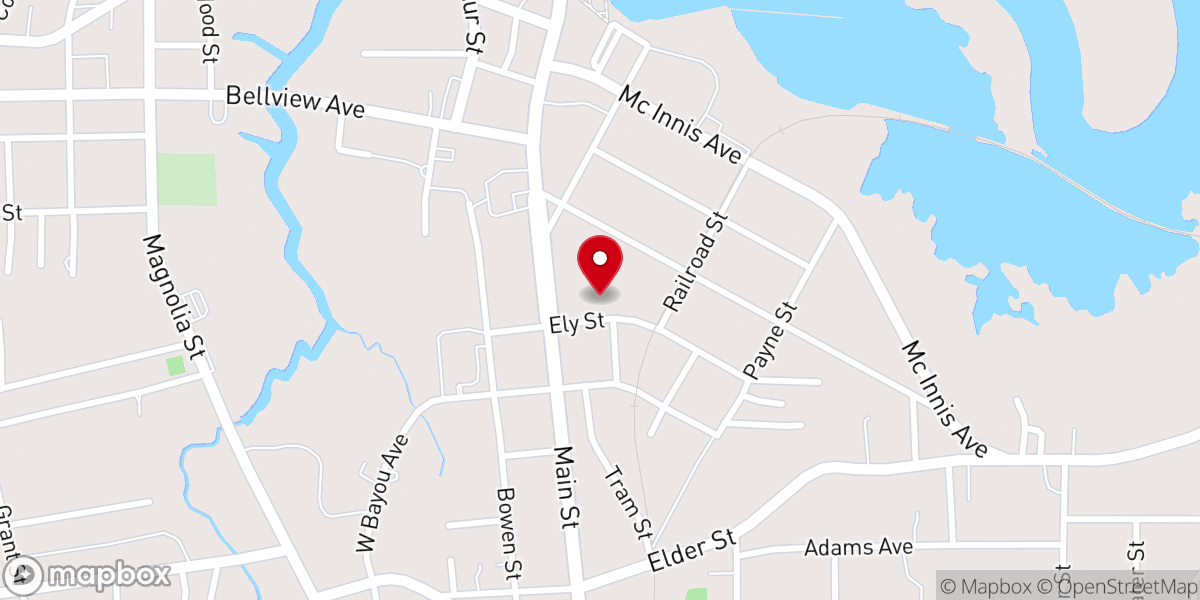 Map showing location of Solomon Temple A.M.E. Zion Church