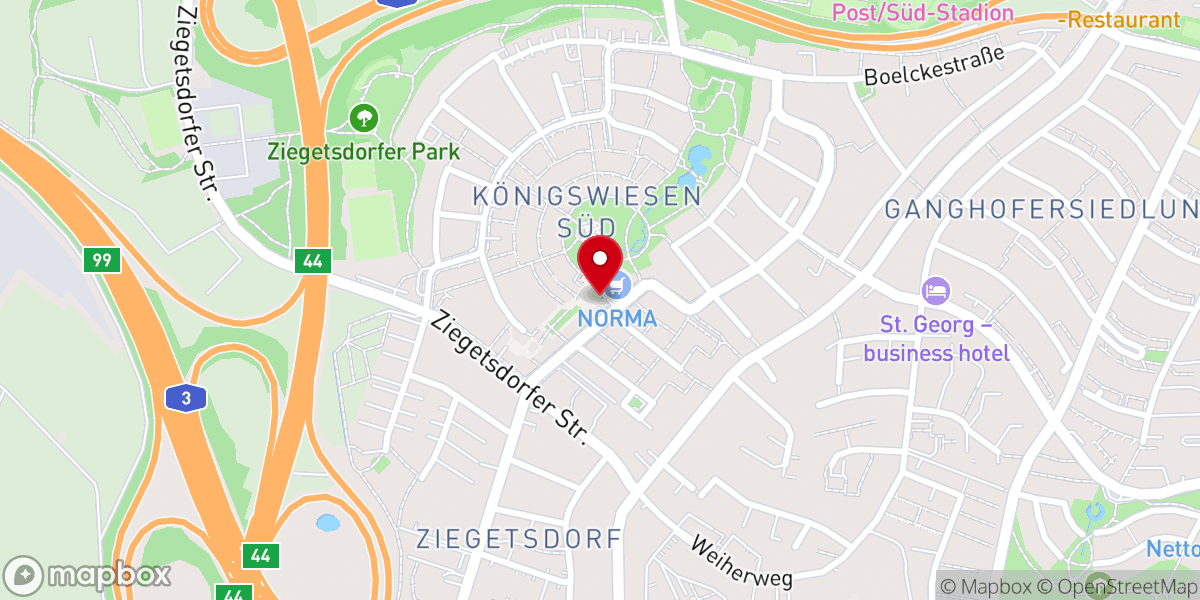Map showing location of Kirche Jesu Christi der Heiligen der Letzten Tage
