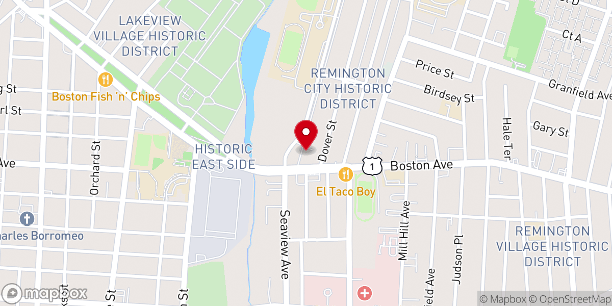 Map showing location of Faith Deliverance Inc