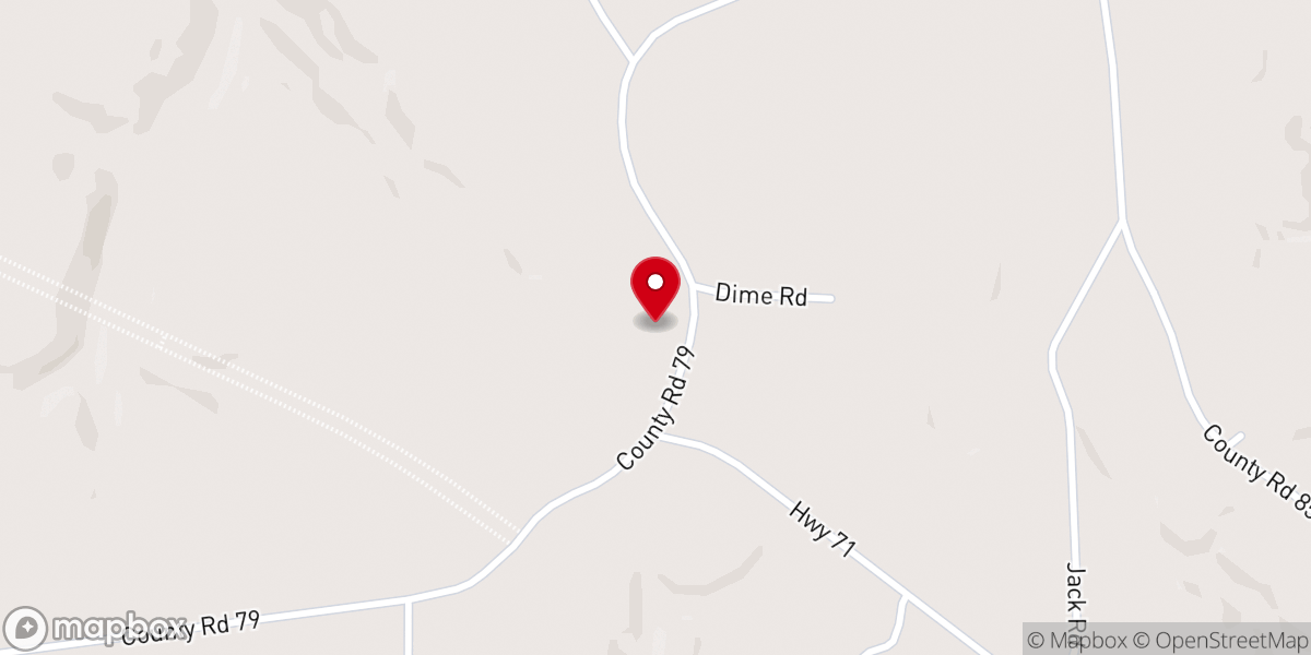Map showing location of Northern Methodist Church