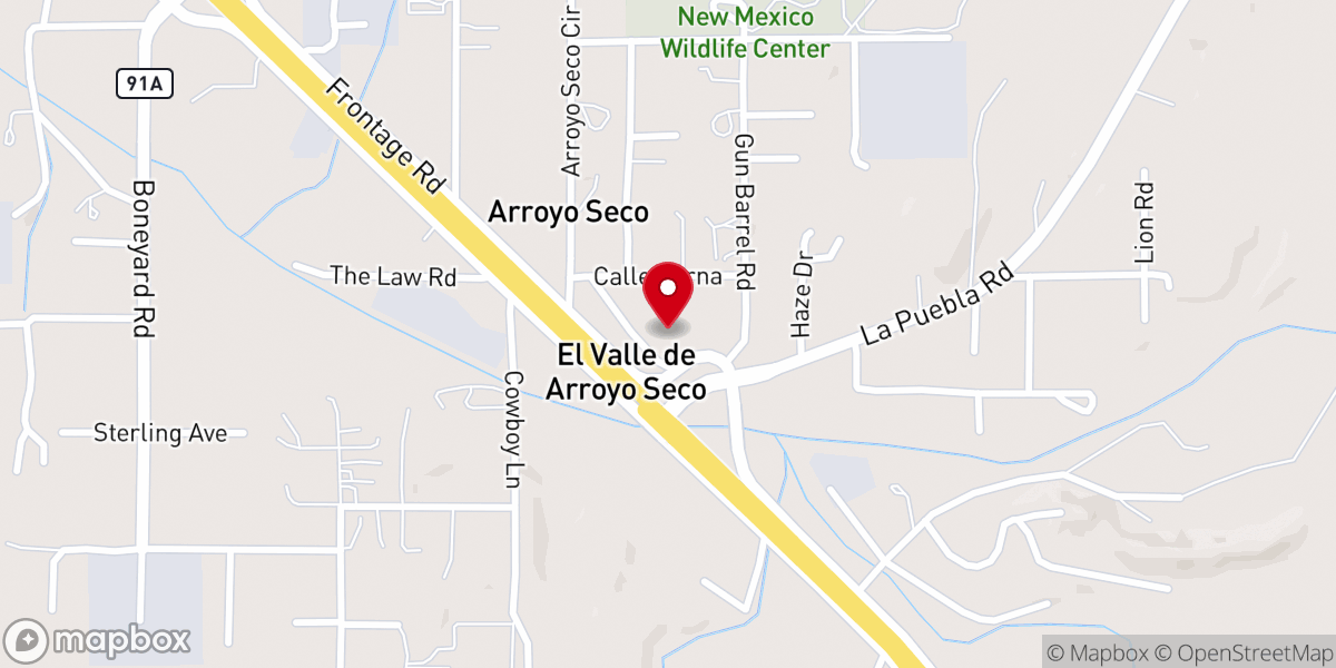 Map showing location of Capilla de Nuestra Senora de San Juan de Los Lagos