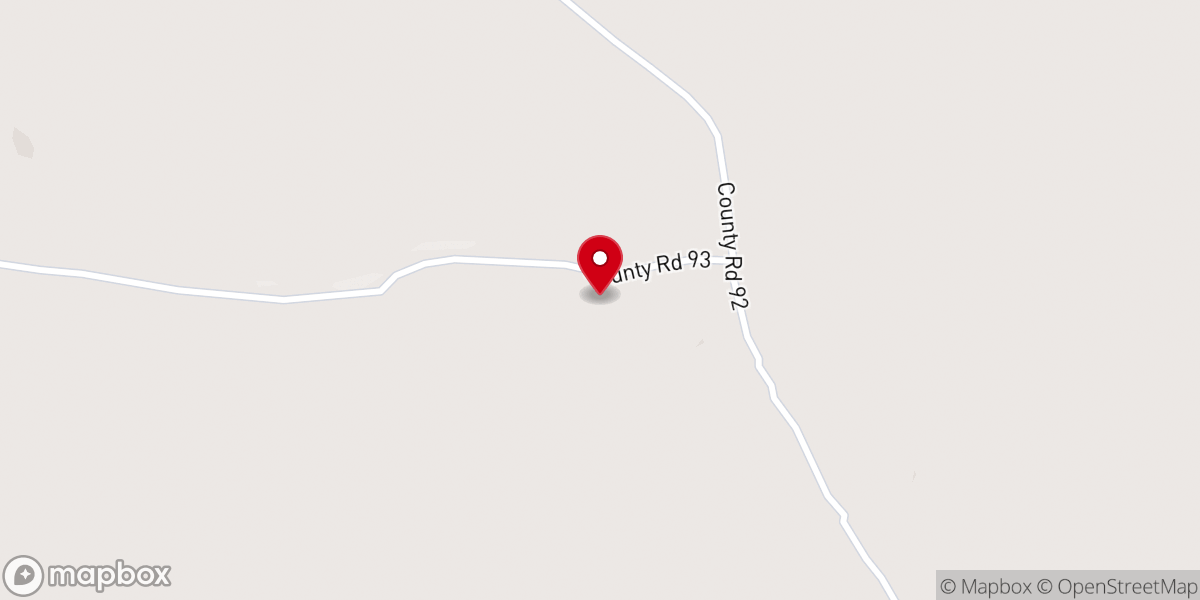 Map showing location of Arbor Grove Baptist Church