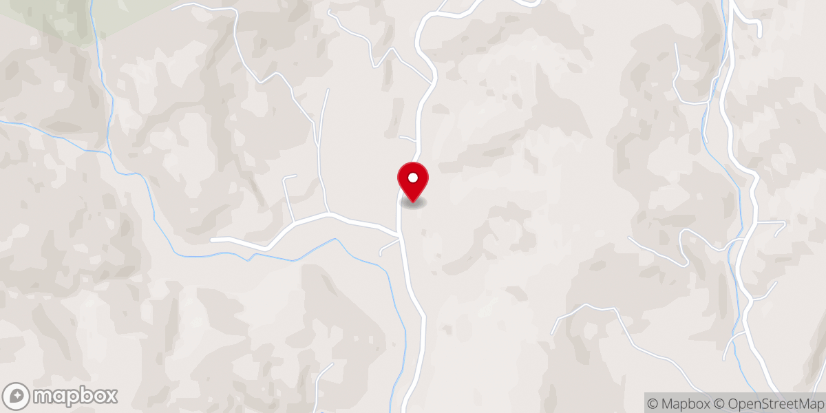 Map showing location of Laurel Hill Church