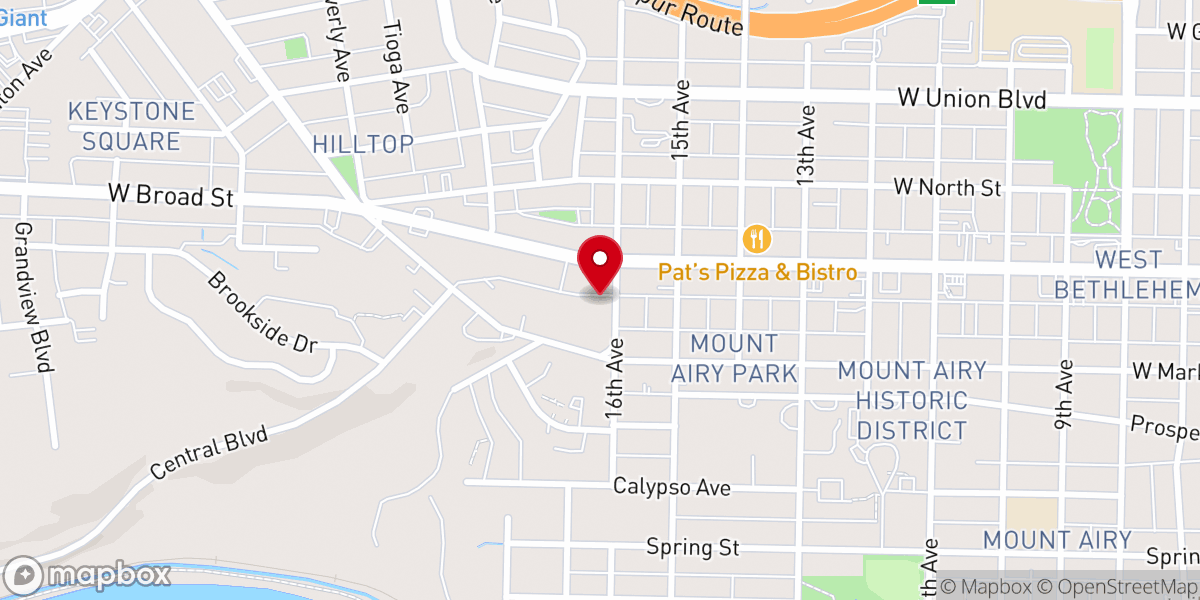 Map showing location of Iglesia De Cristo Nuevo Pacto