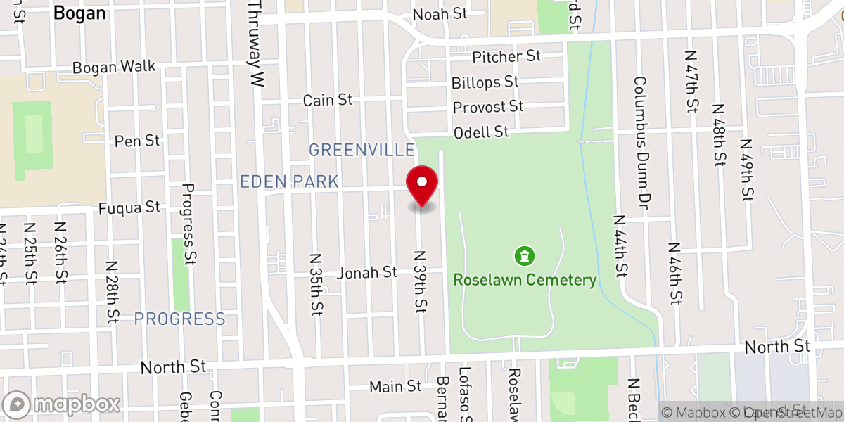 Map showing location of Foundation of Faith Ministries Inc