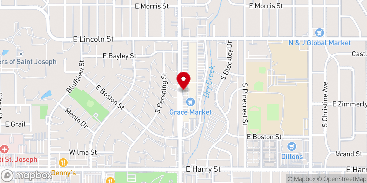 Map showing location of River of Life Ministries of Wichita Inc