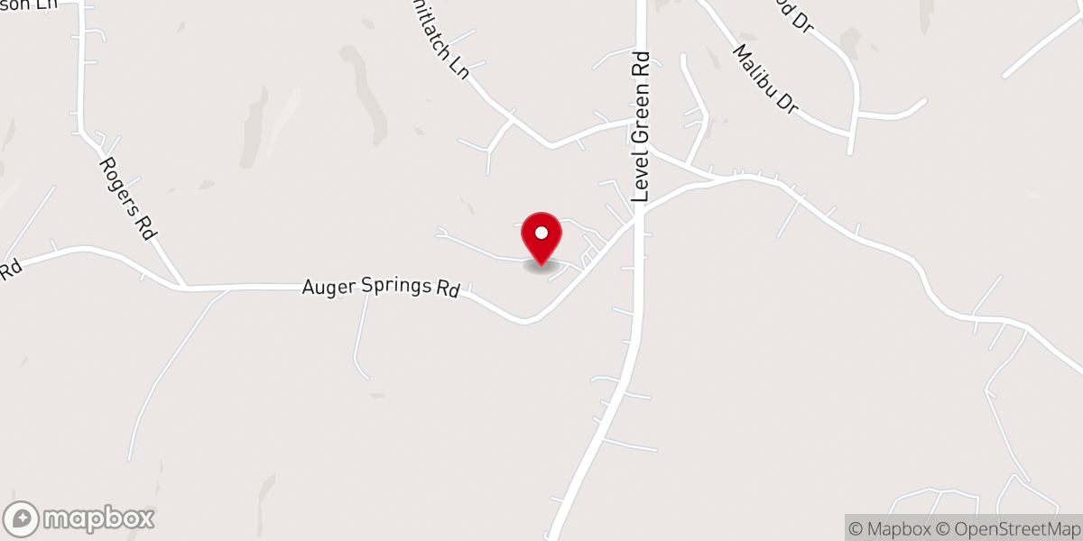 Map showing location of Indian Creek Church of Christ