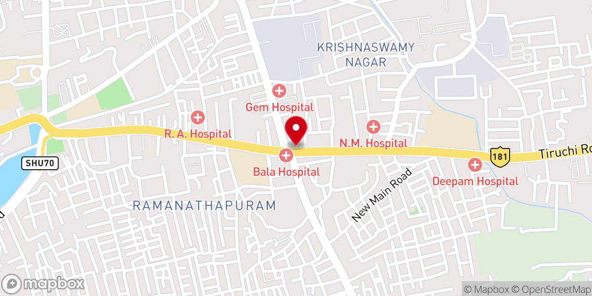 Map showing location of Holy Trinity Syro Malabar Cathedral