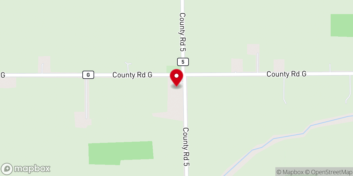 Map showing location of Peace Lutheran Church