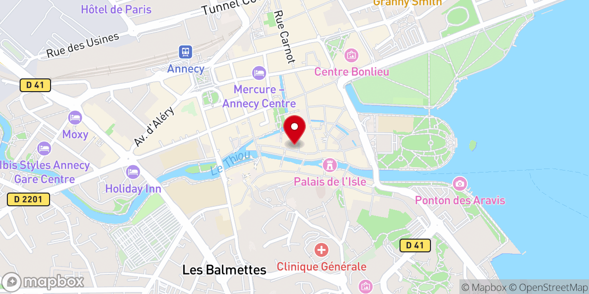 Map showing location of Cathédrale Saint-Pierre