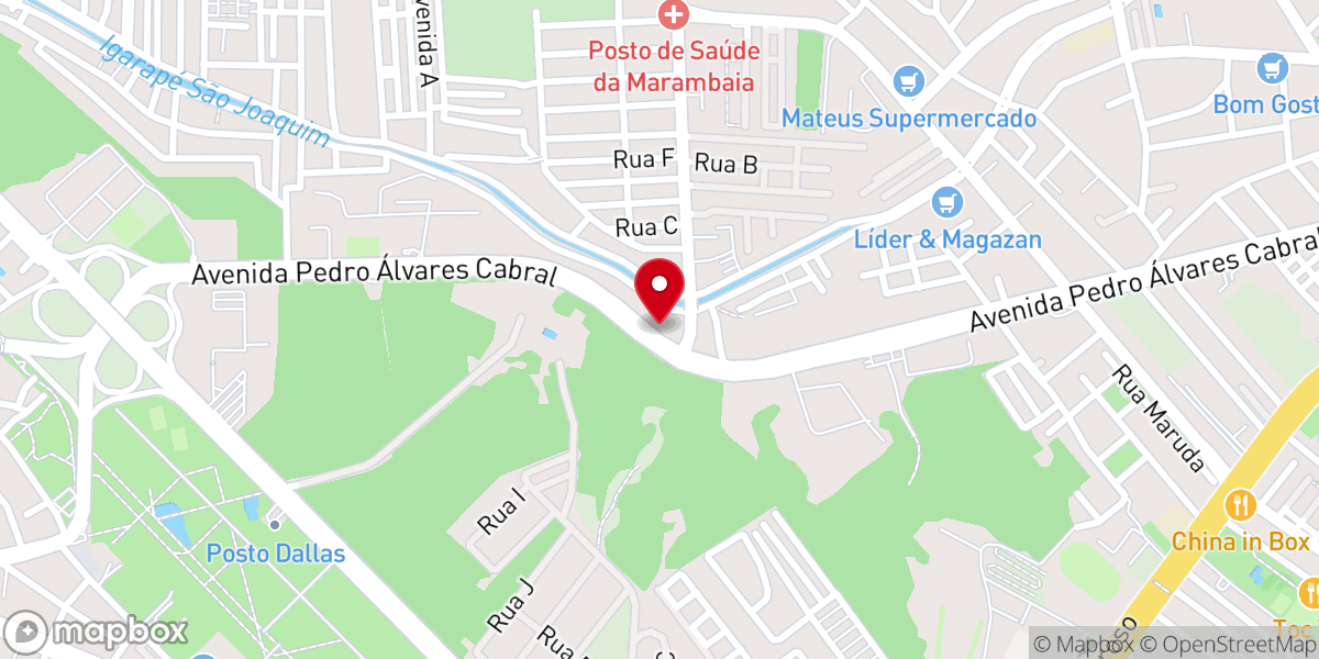 Map showing location of Igreja Assembleia de Deus Cabral I
