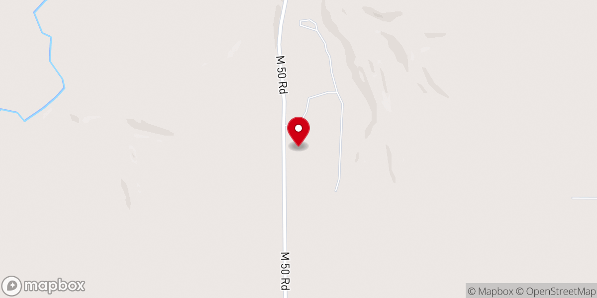 Map showing location of Christian Hills Camp and Resort