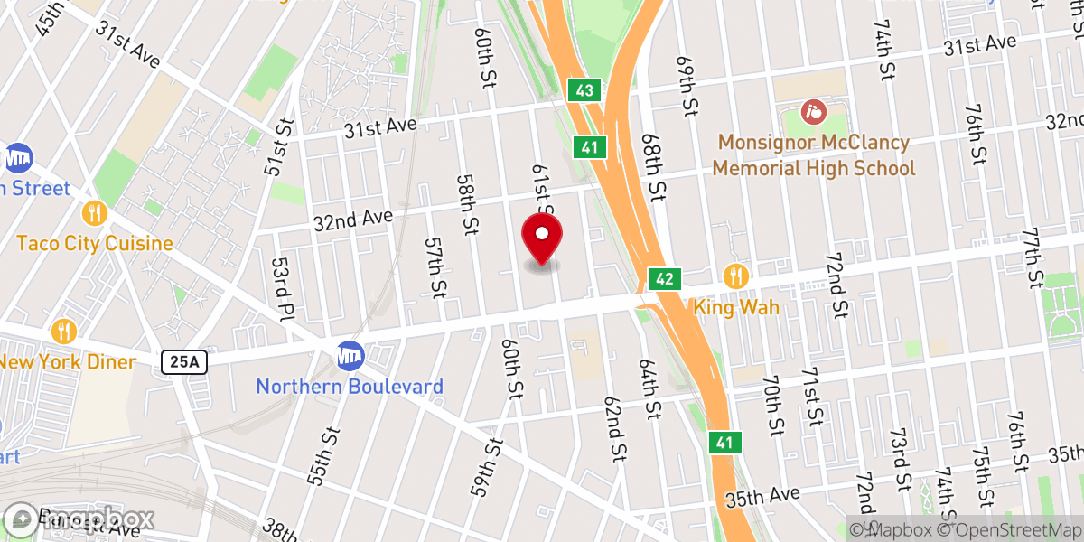 Map showing location of Joong Ang Presbyterian Church