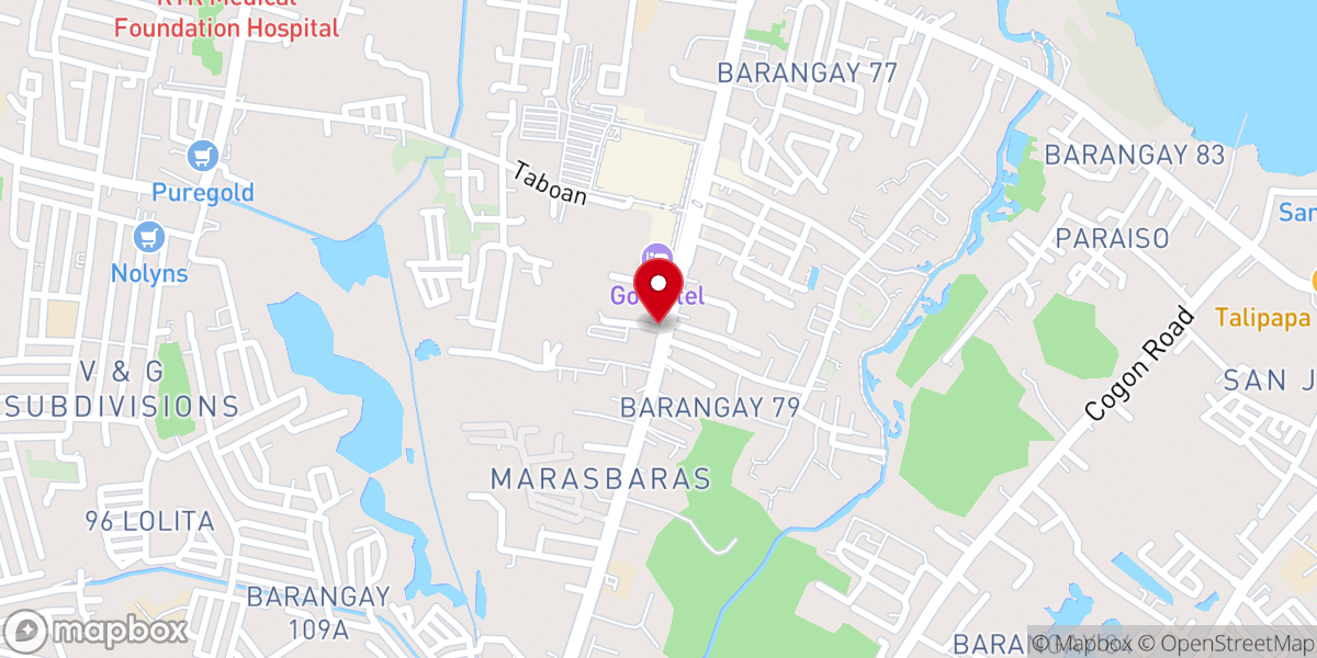 Map showing location of LAKAS ANGKAN MINISTRY INCORPORATED TACLOBAN