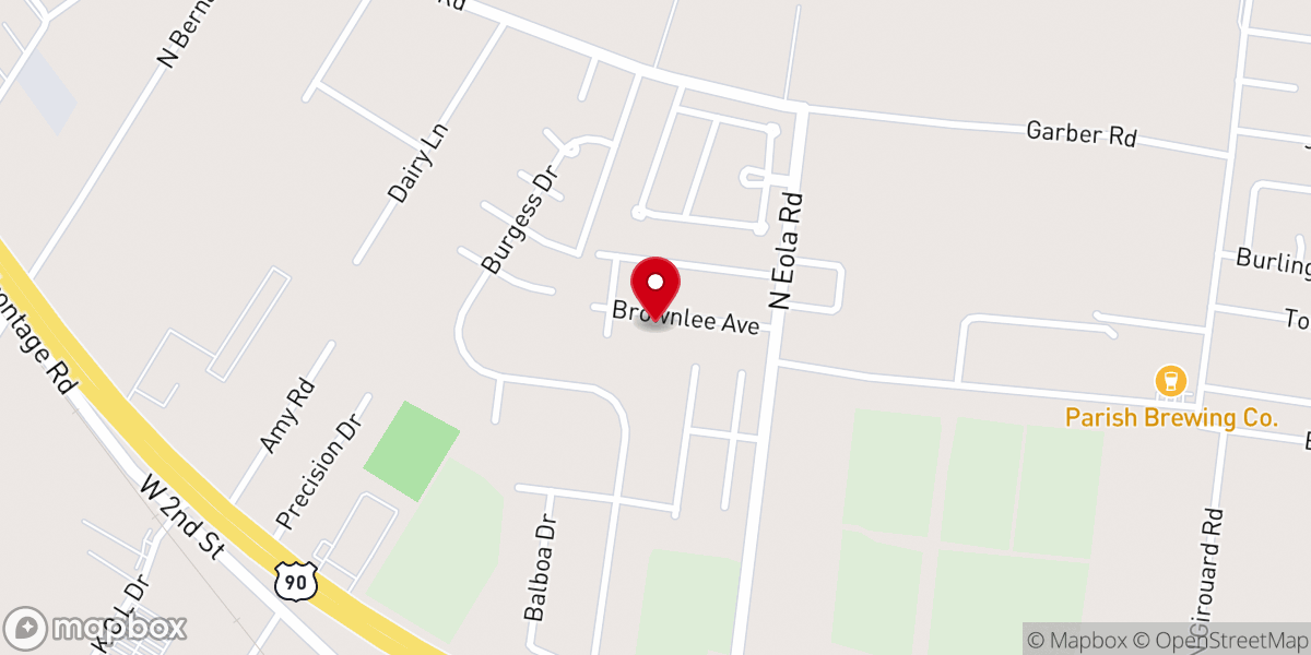Map showing location of Good News Ministries