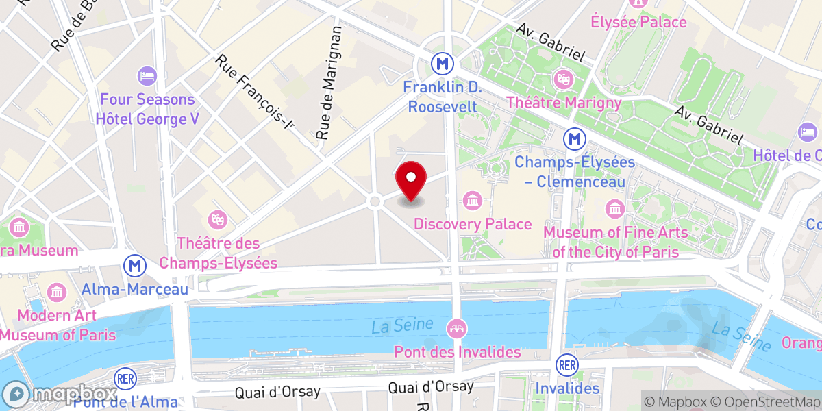 Map showing location of Chapelle Notre-Dame de Salut