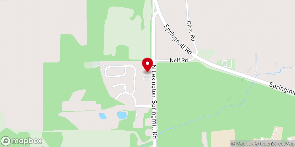 Map showing location of Cornerstone Grace Brethren Church