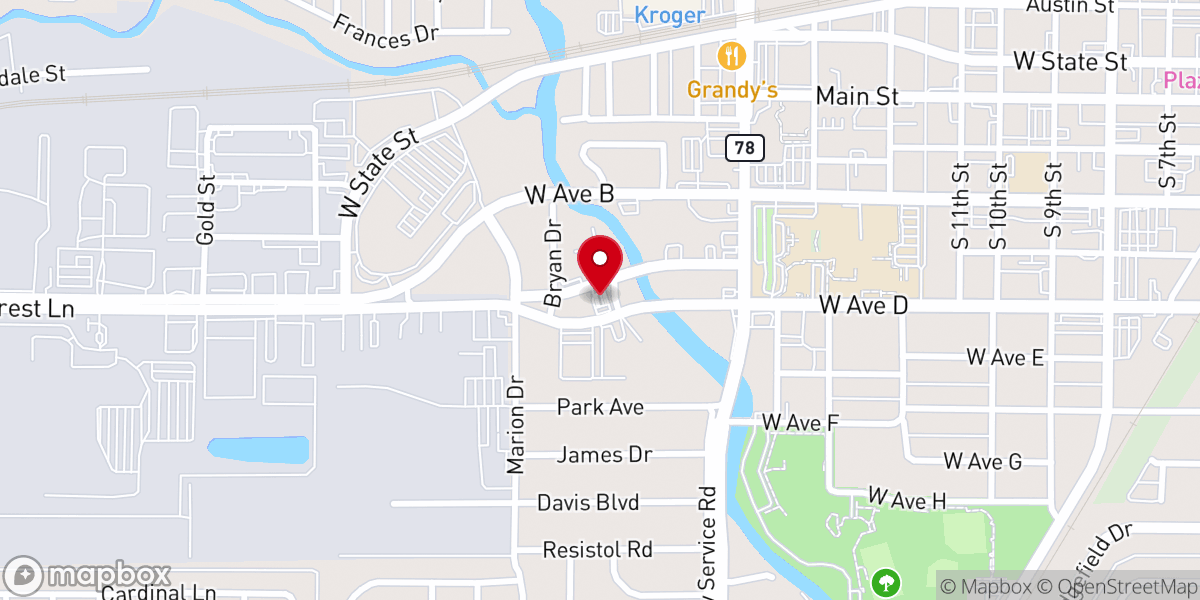 Map showing location of Disciple First Church