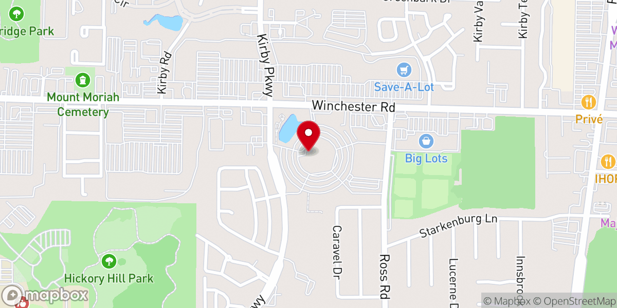 Map showing location of World Overcomers Church
